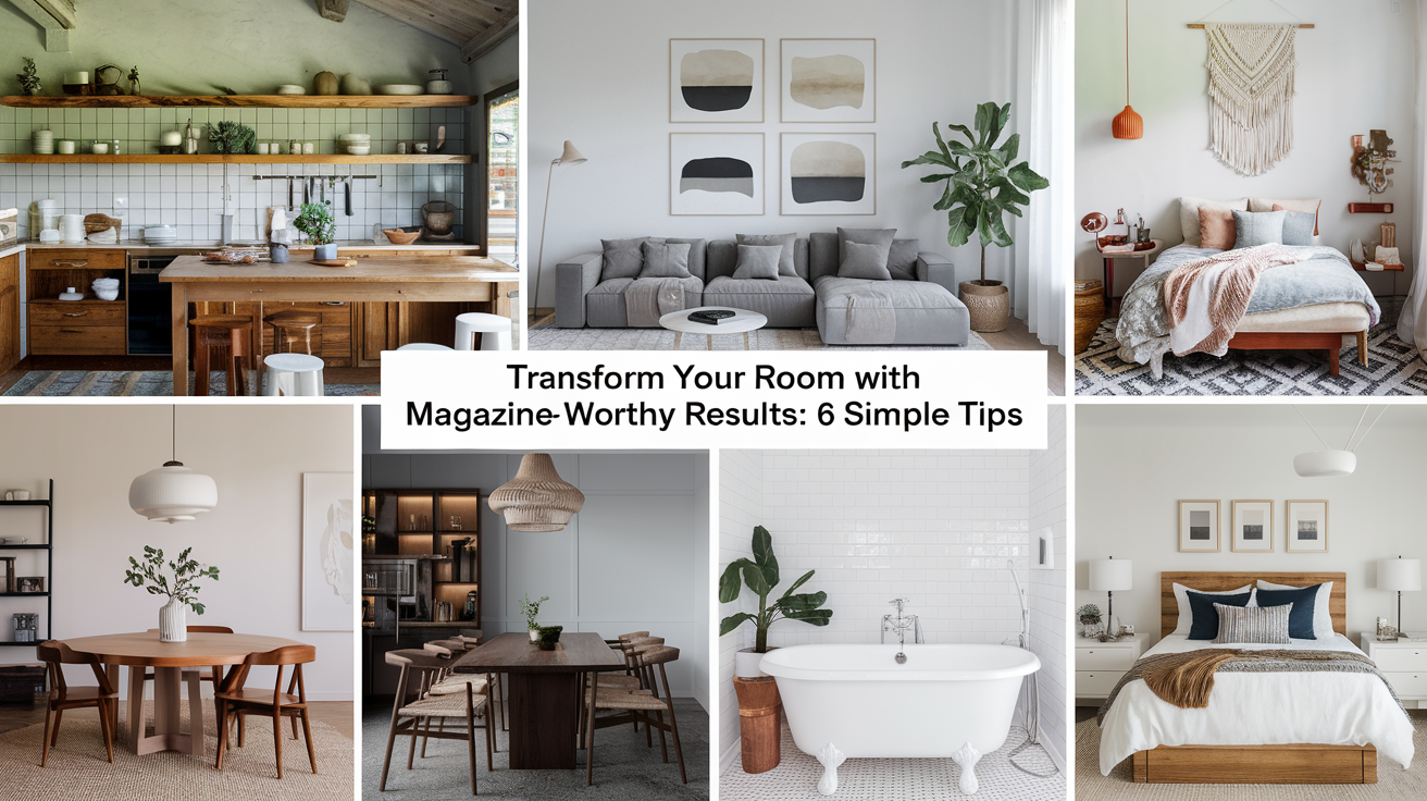 Transform Your Room with Magazine-Worthy Results: 6 Simple Tips